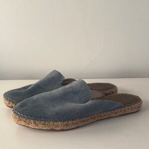 Blue Espadrille Slip-On Shoes